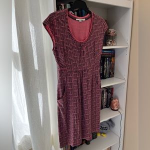 Boden jersey print dress